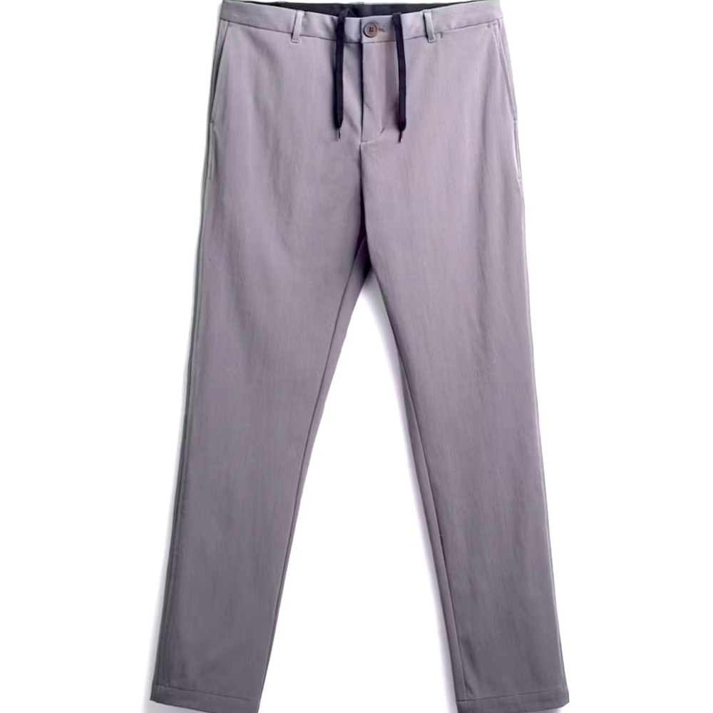 Men's Pace Light Gray Tapered Chino